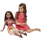 Disney Princess bambola playdate 80 cm Vaiana articolata con accessori, una perfetta compagna di giochi!