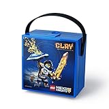 LEGO Nexo Knights Lunch Box with Handle, Bright Blue