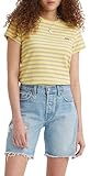 Levi s The Perfect Tee, T-Shirt Donna, Cool Stripe Powdered Yellow, XS