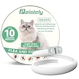 Collare Antiparassitario Per Gatti, Collare Antipulci Gatto Sicuro ed Efficace Realizzato Con Oli Essenziali Naturali, Collare Anti Pulci e Zecche Gatti Di Piccola Taglia, Medio e Grande (1 pcs)