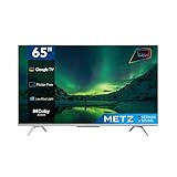 Metz Smart TV, MUD7000Z, 65"(164 cm), UHD Direct Led, HDR, Google TV, HDMI e USB, Sottile, Moderno, Nero