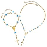 CALLARON Polsini 1 Set Bracciale Collana Collane Usanza Popolare Braccialetto Di Perline Mancare Braccialetti Per Ragazze