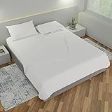 Leonardo Home - completo matrimoniale da Letto in cotone - compreso nel completo 1 lenzuolo - 2 federe per cuscini standard - 1 sotto con angoli