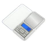 Amasawa Bilancia Digitale, 200 G/0.01G Professionale Bilancia di Precisione/Pesalettere/Bilancia per Oro/Bilancia Tascabile, Molto Preciso, von Wake Up Easy, Pocket Scale, 200g-0.01g