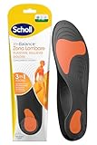 Scholl In-Balance Zona Lombare Plantare Sollievo Dolore, Lombalgia, Plantari con Gel Ammortizzante a Doppio Strato con Supporto Flessibile per la Zona Lombare, Taglia S (37-39.5), 1 Paio