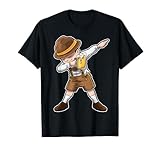 Oktoberfest Lederhosen Dabbing T Shirt Beer Cameriere Dab Tees Maglietta