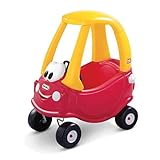 Little Tikes Cozy Coupe - Ride-on per Bambini, Piedi Per Terra, Mini Auto a Spinta con Clacson Funzionante, Interruttore di Accensione e Tappo della Benzina, Età 18 Mesi