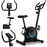 ZIPRO One S Cyclette da casa - Resistenza magnetica, Funzionamento silenzioso, Comfort regolabile, Display LCD, Misurazione del battito, Calorie, Design compatto, Supporto smartphone, Max 110 kg