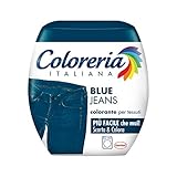 Coloreria Italiana Grey Colorante Tessuti e Vestiti in Lavatrice, colorante colore Jeans, 1 Confezione, 350g