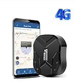 Winnes TK905 4G GPS Tracker, Localizzazione GPS per Auto Moto 5000 mAh IP58 Impermeabile con App Gratuita/Piattaforma con Geo-Fence Magnetico Monitoraggio in Tempo Reale Anti-smarrimento