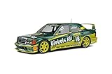 Solido - Mercedes 190 Evo II Nessuna Auto in Miniatura da Collezione, 1801009, Green/Gold, 1/18