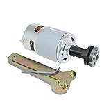 775 DC Motor 12 V/24 V Motoriduttore Doppio Cuscinetto a Sfera Grande Coppia con M10 Saw Balde Biella per parti fai da te