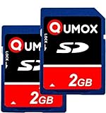 QUMOX 2 GB 2048MB SD 2pcs imballare la scheda di memoria da per telefono cellulare con fotocamera mp3 mp4 trasmettitore FM