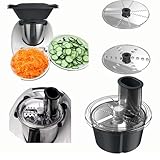 Thermomixer Tagliaverdure Frullatore Accessori per Bimby T M5 T M6 Acciaio Inox Multifunzionale A+B Cutter Set