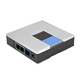 Adattatore telefonico VoIP per Voice-over-IP, Gateway VoIP con adattatore per telefono Internet a 2 porte RJ-45 Interfaccia di rete Cavo SIP RJ45 per PAP2T, Supporto protocollo SIP V2, DHCP(EU)