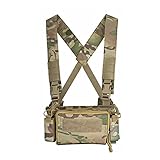 OAREA Camouflage Gilet tattico a sgancio rapido Airsoft Ammo Chest Rig 5.56 9mm Portamonete Combattimento Militare tattico