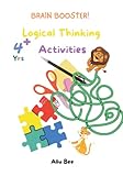 Brain Booster: Logical Thinking Activity Book- Light Theme - the essential homeschool preschool and UKG LKG workbook