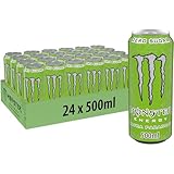 Monster Energy Ultra Paradise – 24 Lattine da 500 ml, Energy Drink Zero Zuccheri e Poche Calorie, Bevanda Energetica dal Gusto Leggero e Rinfrescante di Kiwi e Lime