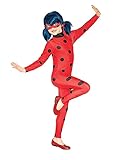 Rubies- Miraculous Ladybug Miracolosa Travestimento Ragazze, Multicolore, 3-4, 300134