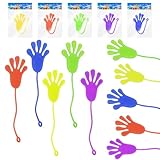 Ainiv 20 Pezzi Colorato Sticky Hands Giocattoli per Bambini, Mani appiccicose Giocattoli per Bambini Regalo per Compleanno, Giocattoli per Feste, Giocattoli di Decompressione per Ragazze e Ragazzi