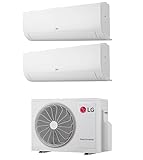 Climatizzatore LG Serie RM Wifi dual split 9000+12000 btu inverter con R32 RM2U15 in A+++