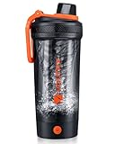 VOLTRX Bottiglia shaker, frullatore elettrico per frullati proteici ricaricabile USB C, tazze shaker per frullati proteici e frullati sostitutivi dei pasti, senza BPA, in Tritan