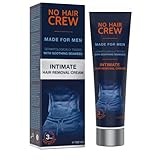 NO HAIR CREW Crema Depilatoria Intime di Prima Qualità – Per Uomo 100 ml