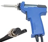 EMPOTEC Pistola Dissaldante EM-552B 7 Pin 24V 80W Colore Blu Succhiastagno Ricambio per Stazioni Saldanti Dissaldanti ZD-985 EM-985 ZD-987 SSD-87 SSD-17 SSD-15 e Similari