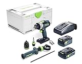 Festool Trapano avvitatore con percussione a batteria QUADRIVE TPC 18/4 5,0/4,0 I-Plus