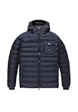 RefrigiWear Piumino Corto Con Cappuccio Hunter Jacket 23AIRM0G92700NY0185000000 Blu Scuro Blu