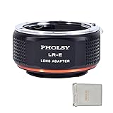 PHOLSY Adattatore per Obiettivi Leica R sulla Fotocamera per Sony E, a1, a9, a9-II, a7S III/II, a7R V/IV/III/II, a7 IV/III/II, a7, a7C, a6600 a6500 a6000 a3500, NEX 7/6 / 5T Serie, QX1, ZV-E10...