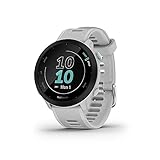 Garmin Forerunner 55 (Whitestone), Smartwatch running con GPS, Cardio, Piani di allenamento inclusi, VO2max, Allenamenti personalizzati, Garmin Connect IQ, Taglia unica (Ricondizionato)