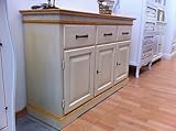 CREDENZA COUNTRY PROVENZALE LEGNO MASSELLO AVORIO ANTICATO PRODOTTO VENETO