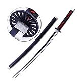 damdos Halloween Prop for Demon Slayer Katana Agatsuma Zenitsu Cosplay Sword Kamado Tanjirou Swords Shinazugawa Sanemi Weapons PU Material Xmas Birthday Gifts (Satoman Tanjiro)