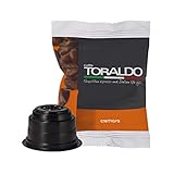 CAFFÈ TORALDO | Compatibile Caffitaly* | Caffè Selezionato, Tostato e Torrefatto in Italia | Eccellenza del Caffè Napoletano (100 Capsule, Miscela Cremosa)