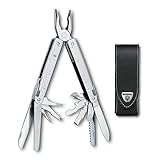 Victorinox, Swiss Tool, Utensile Multiuso Svizzero, Originale, Tascabile, 26 Funzioni, Pinze a punta lunga, Crimpa fili, Bloccabile