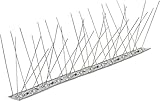 EINSIDE Dissuasori per volatili anti piccioni 60 punte acciaio inox AISI 304, base rigida - scatola da 10 metri
