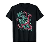 Astronauta regalo Octopus Space Galaxy Alien Club Cthulhu Maglietta