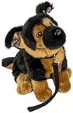 Carl Dick Peluche Cane, Pastore Tedesco con guinzaglio per cani, 25cm 3498