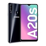 Samsung Galaxy A20s, Smartphone, Display 6.5" HD+, 3 Fotocamere Posteriori, 32 GB Espandibili, RAM 3 GB, Batteria 4000 mAh, 4G, Dual Sim, Android 10, 183 g, [Versione Italiana], Nero