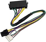 Hsthe Sea Cavo di alimentazione adattatore ATX 24 pin femmina a 24 pin femmina a 6 pin maschio Mini 6 pin connettore 30 cm ​ 18AWG ricambio per scheda madre Z230 Z220 SFF Workstation