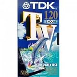 TDK E 120 TV Video Cassette - Confezione da 2