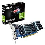 ASUS NVIDIA GeForce GT 730 Scheda Grafica PCIe 2.0, Memoria DDR3 2 GB, Raffreddamento Passivo, Auto-Extreme, GPU Tweak II, Grigio