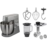 KENWOOD KVL4170S Chef XL 6.7L Blender Robot da pasticceria + Metal Chopper - Colore argento