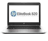 HP EliteBook 820 G3 (12.5 pollici) Notebook PC Core i5 (6200U) 2,3 GHz 8 GB 256 GB SSD WLAN BT Webcam Windows 10 Pro 64 bit (HD Graphics 520) (Ricondizionato)