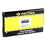 PATONA Batteria Ricambio per BL-44JH, EAC61839001 Batterie Compatibile con LG P700 Optimus L7, E440, E460