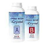 RESINA EPOSSIDICA ICRYSTAL – 1.5 KG: Ideale per la creazione di gioielli, River Table e Creazioni Artistiche - Trasparente - Certificata Atossica - Assistenza Tecnica in Italiano – 100% Made in Italy