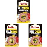 Pattex Millechiodi Tape, nastro biadesivo extra forte per applicazioni permanenti, nastro adesivo di montaggio per interni ed esterni, 19 mm x 1,5 m (Confezione da 3)