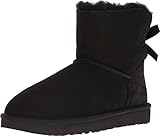 UGG Mini Bailey Bow Ii, Stivali Classici Donna, Nero, 39 EU