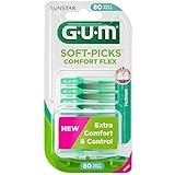 GUM Scovolino Soft-Picks Comfort Flex Punta Media, 80 scovolini